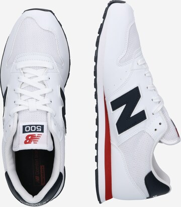 Sneaker low '500' de la new balance pe alb