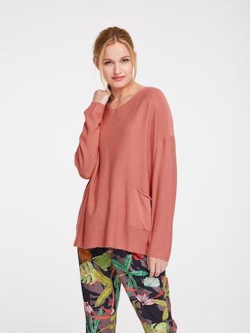 Pull-over heine en orange : devant