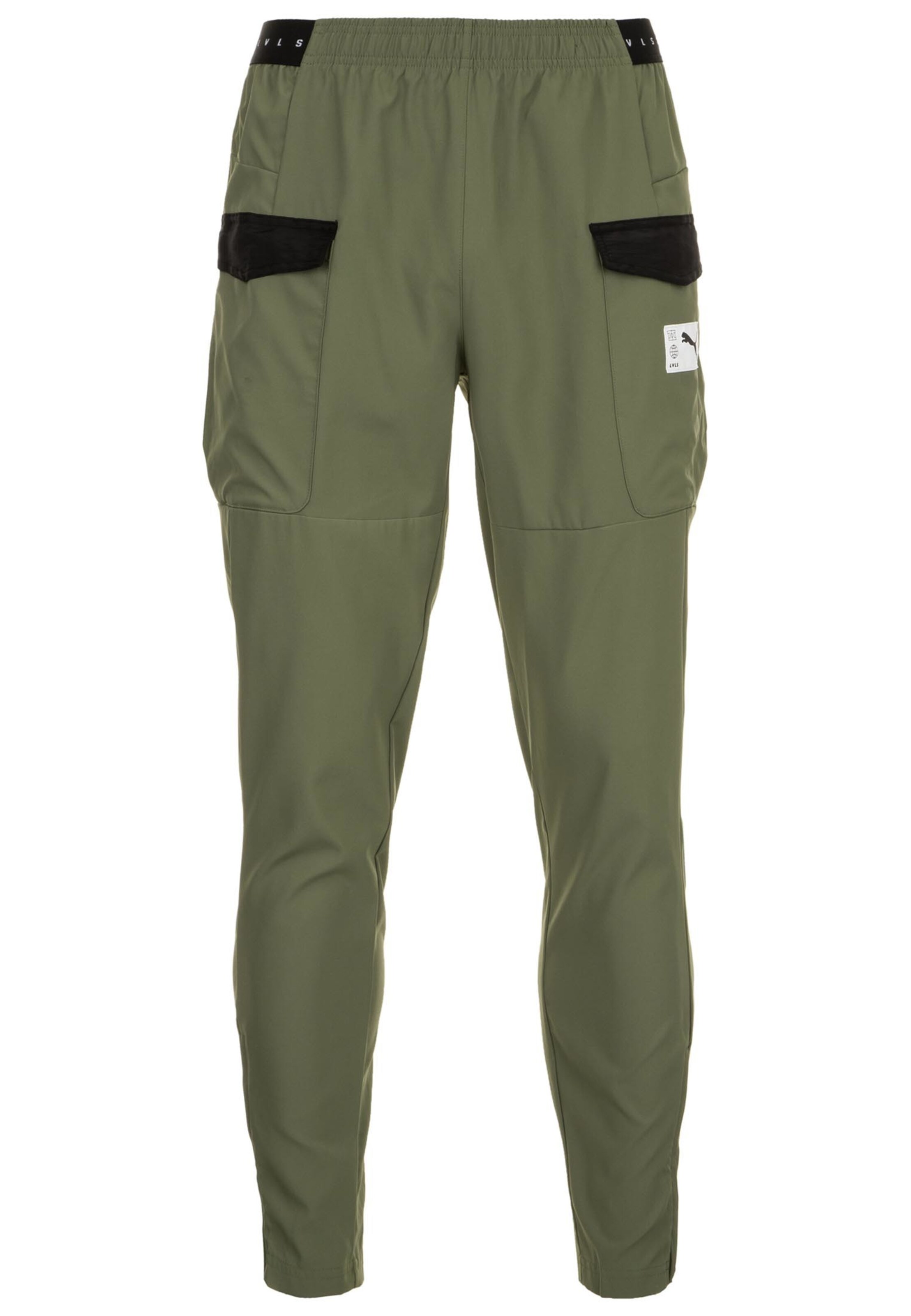 PUMA - Sportbroek 'Ftbinxt' in de kleur Olijfgroen