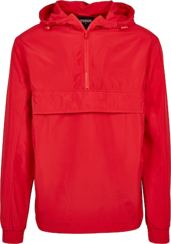 Veste mi-saison Urban Classics en rouge : devant