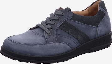 Ganter Lace-Up Shoes in Blue: front