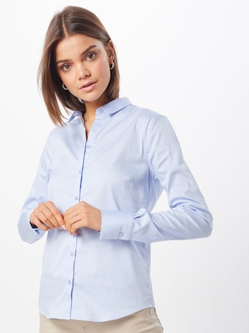 MOS MOSH Blouse 'Tilda Sustainable Shirt' in Blue: front