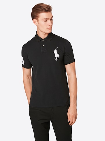 Polo Ralph LaurenMajica 'SSKCBPPCMSL-SHORT SLEEVE-KNIT' - crna boja: prednji dio