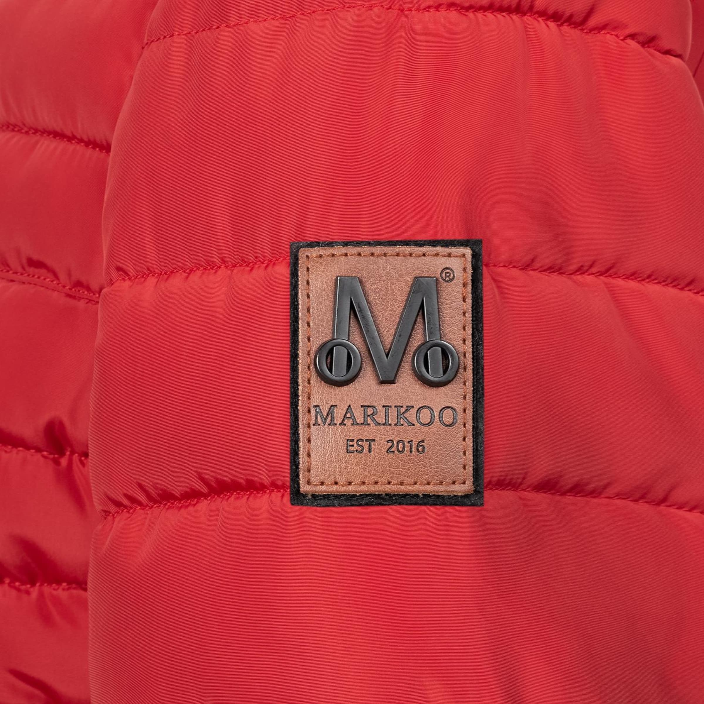 MARIKOO Winter jacket 'Amber' in Red