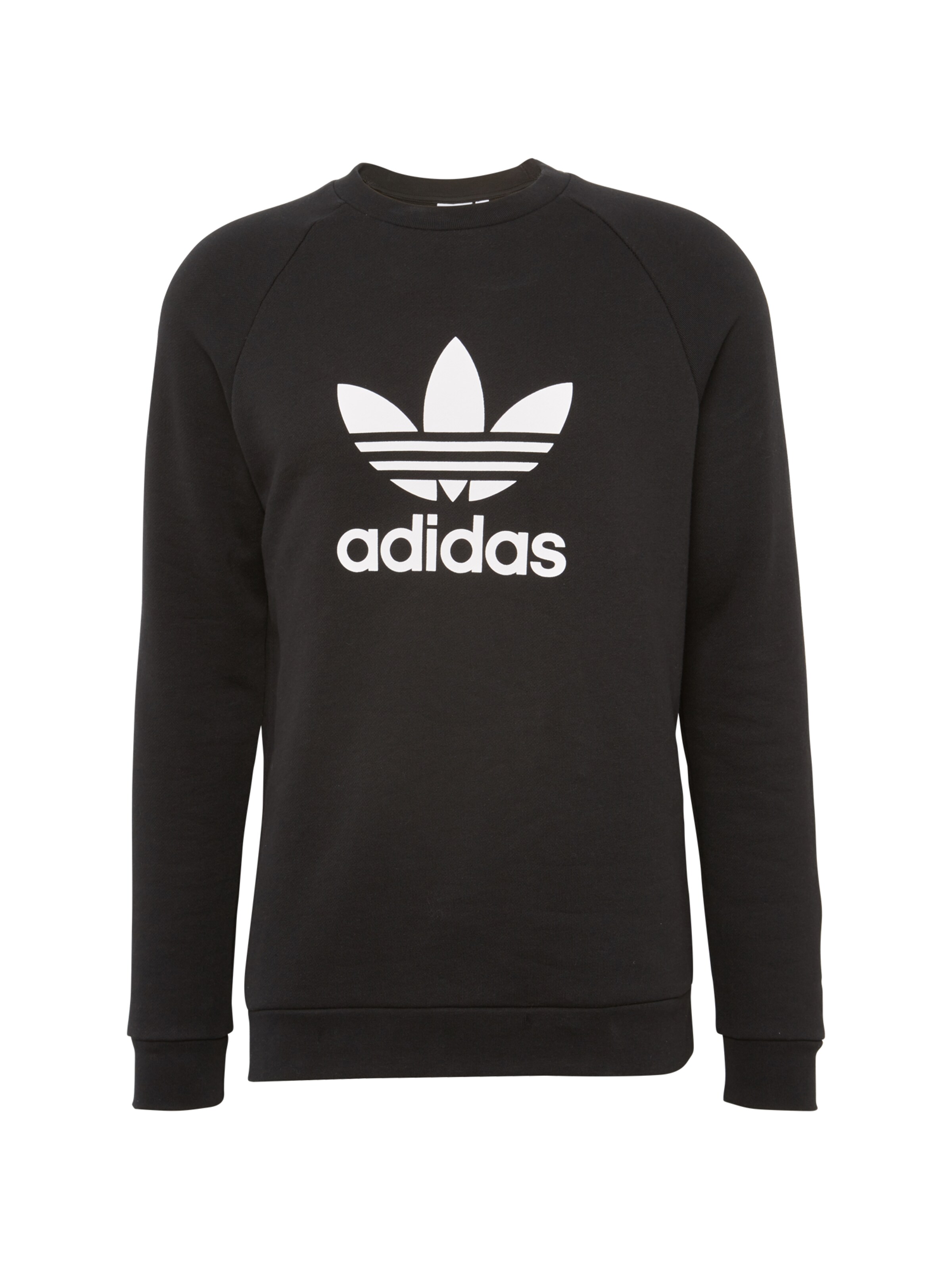 ADIDAS ORIGINALS - Sweatshirt 'Trefoil' in de kleur Zwart