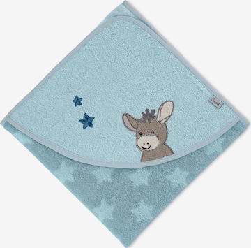 STERNTALER Baby Blanket 'Emmi' in Blue: front