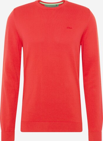 s.Oliver Pullover in Rot: predná strana