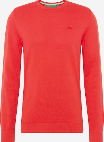 s.Oliver Pullover in Rot: predná strana