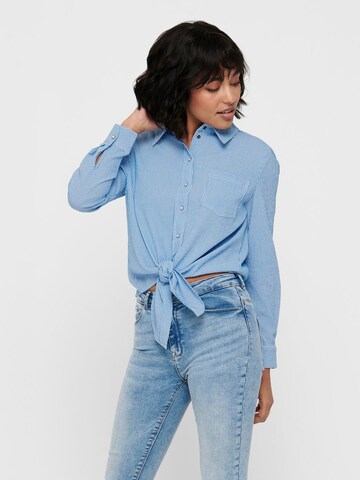 ONLY Blouse in Blauw: voorkant