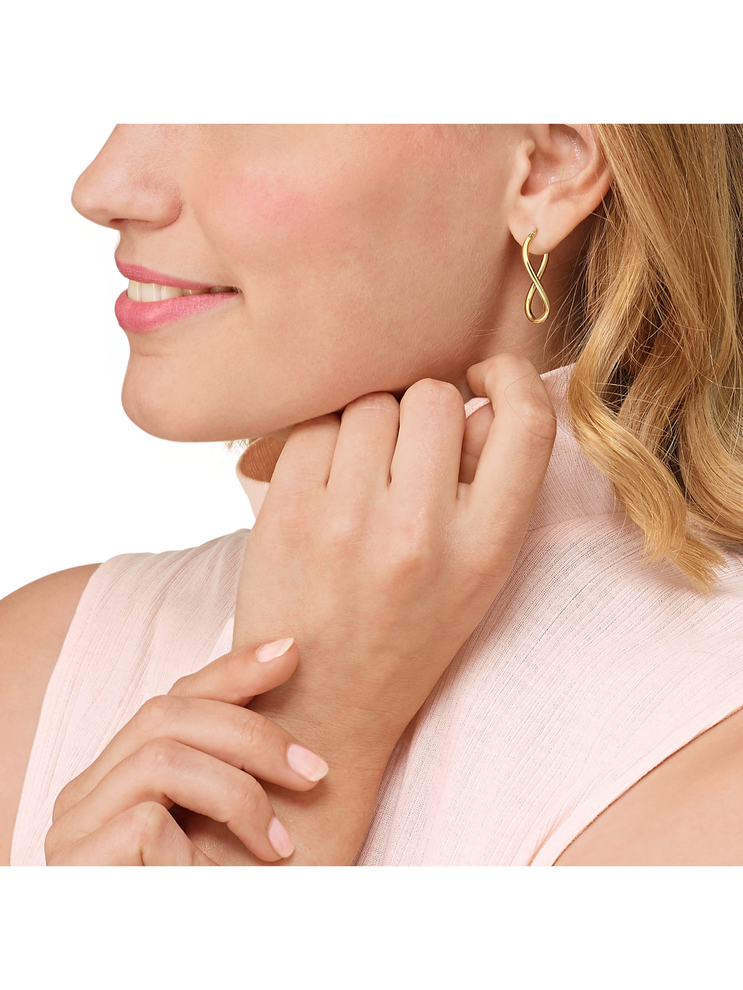 CHRIST Ohrringe in Gold