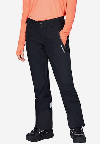 CHIEMSEE Regular Sports trousers in Black: front