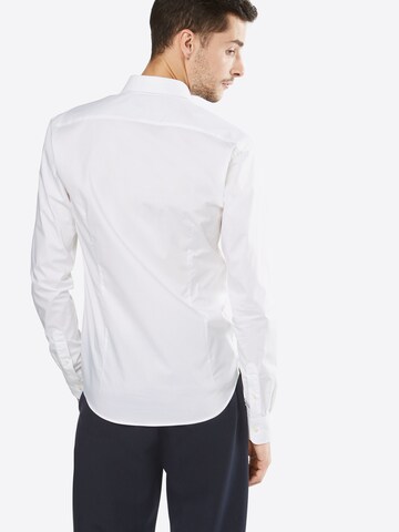 Coupe slim Chemise SCOTCH & SODA en blanc