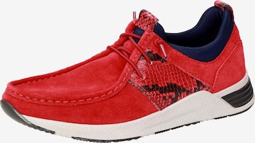 SIOUX Sneakers laag in Rood: voorkant