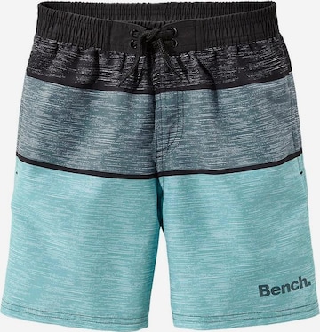 Shorts de bain BENCH en bleu : devant