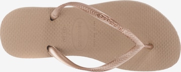 HAVAIANAS Ujjelválasztó-pántos szandál - bronz