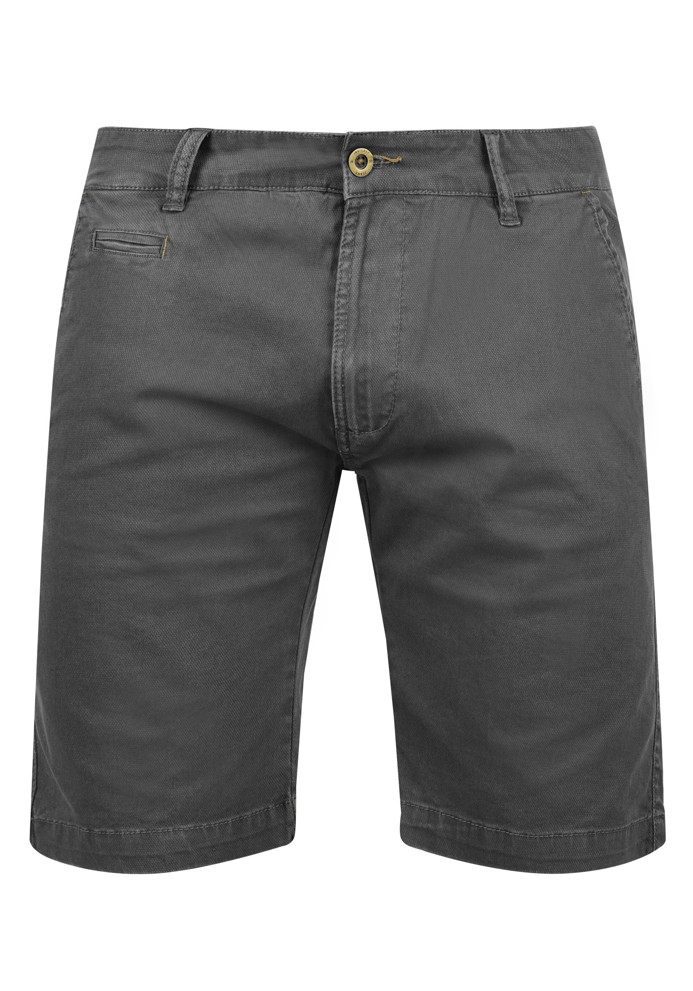 INDICODE JEANS Chino Pants 'Miko' in Grey: front