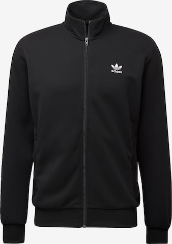 ADIDAS ORIGINALS Tepláková bunda 'Essentials' - Čierna: predná strana