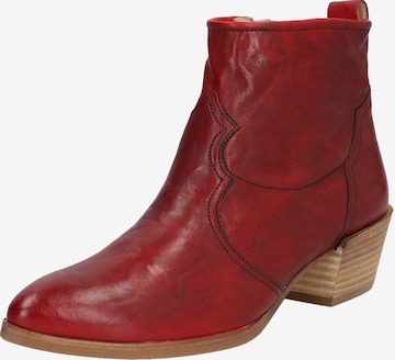 Paul Green Kotníkové boty – červená: přední strana