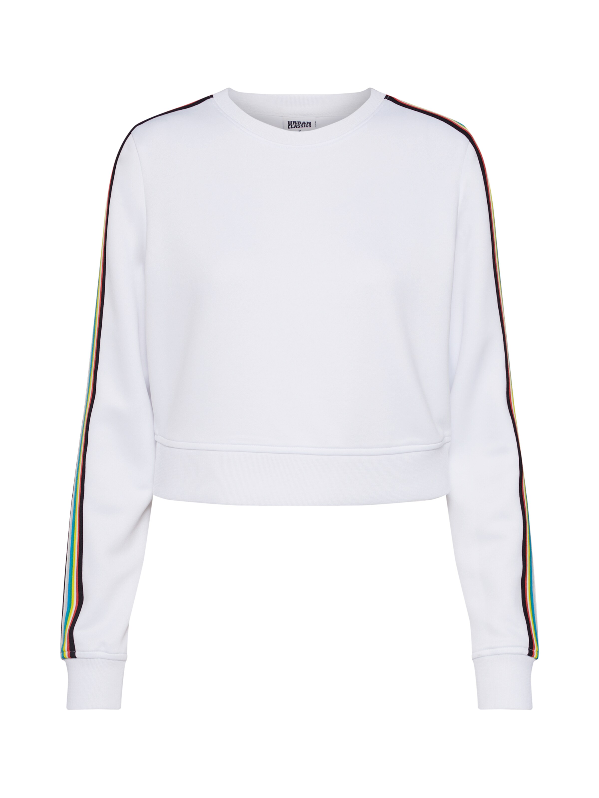 Urban Classics Sweatshirt in White: front