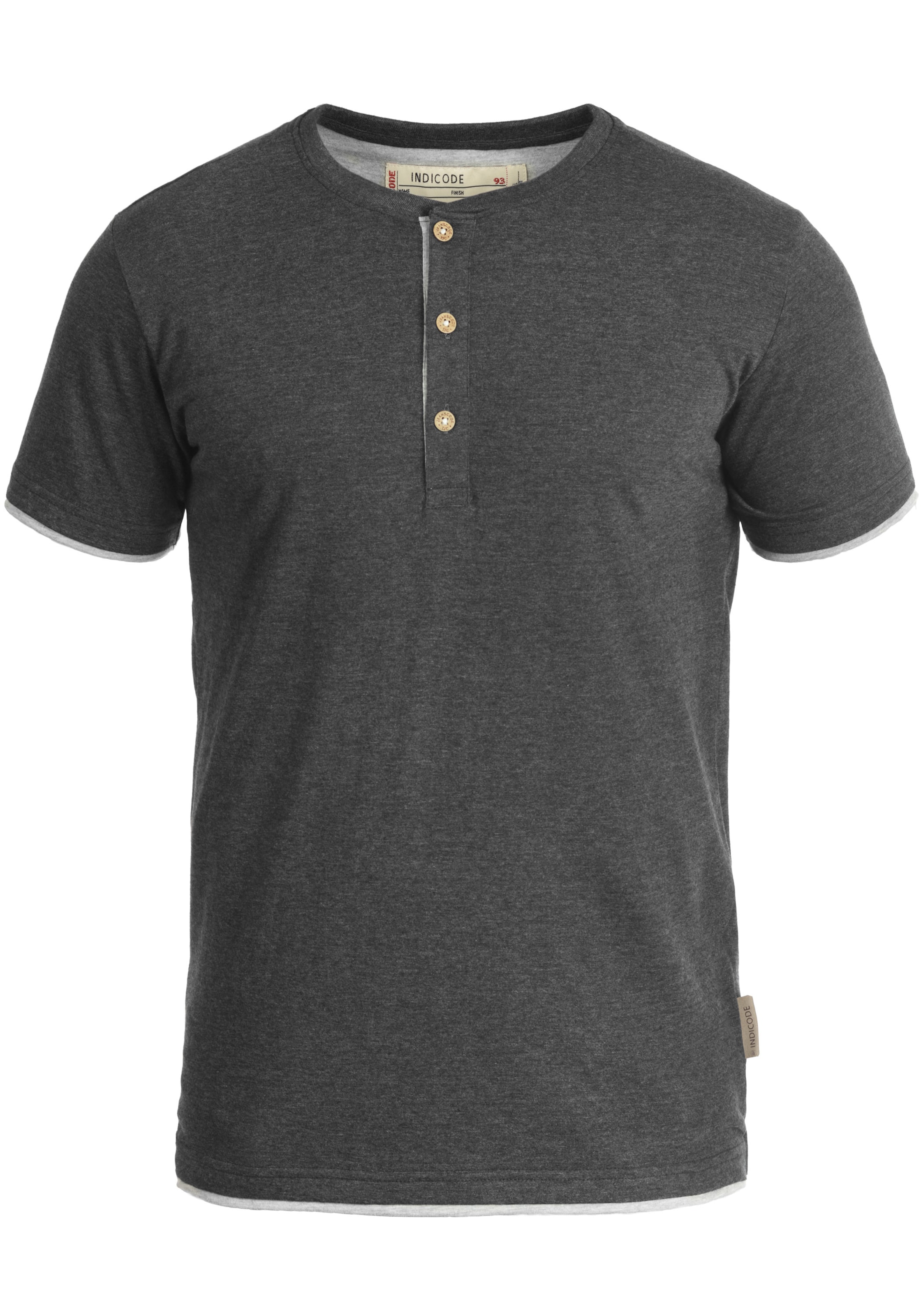 INDICODE JEANS Shirt 'Tony' in Grau: Vorderseite