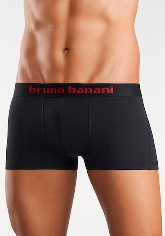 BRUNO BANANI Boxershorts i svart: framsida