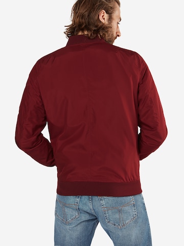 Urban Classics Between-season jacket in Red: back