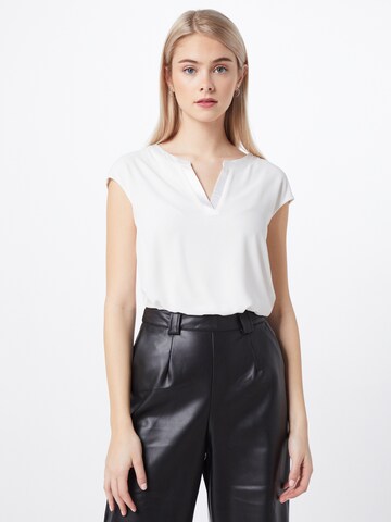 SANETTA Blouse in White: front