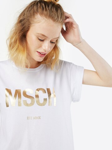 T-shirt 'Alva' MSCH COPENHAGEN en blanc