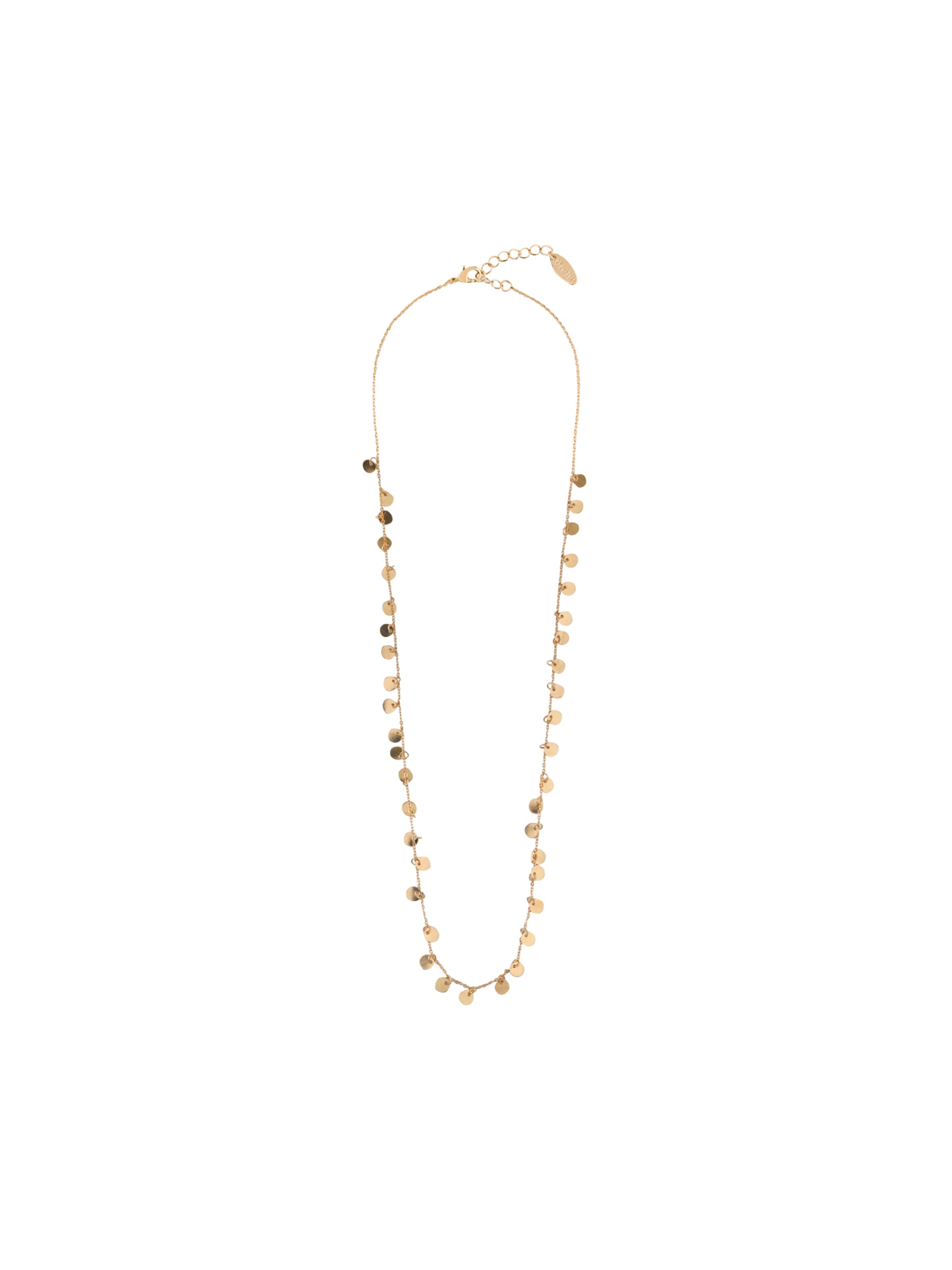 Orelia - Ketting 'Coin Charm Rope' in de kleur Goud