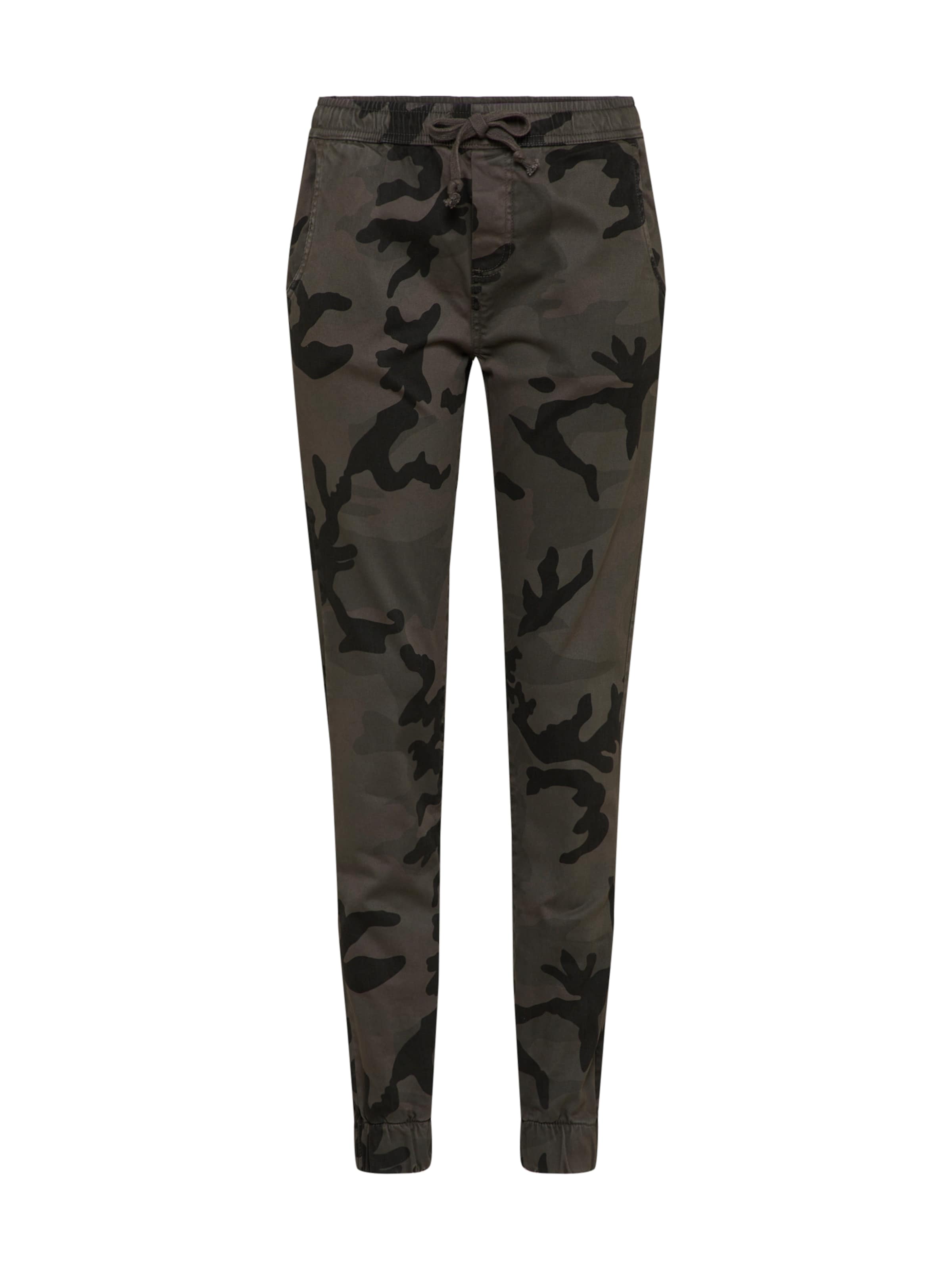 Urban Classics Hose in taupe / oliv / schwarz, Produktansicht