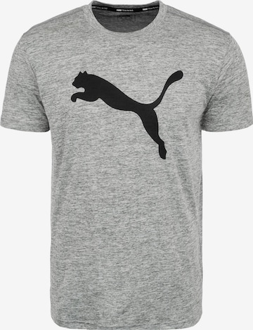 Tricou funcțional 'Heather Cat' de la PUMA pe gri: față