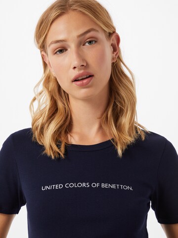 UNITED COLORS OF BENETTON - Camisa em azul