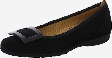 GABOR Ballet Flats in Black: front