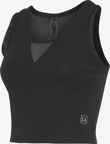 LASCANA ACTIVE Sports Top in Black: front