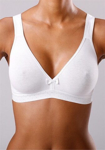 PETITE FLEUR Minimizer BH in Weiß: Vorderseite