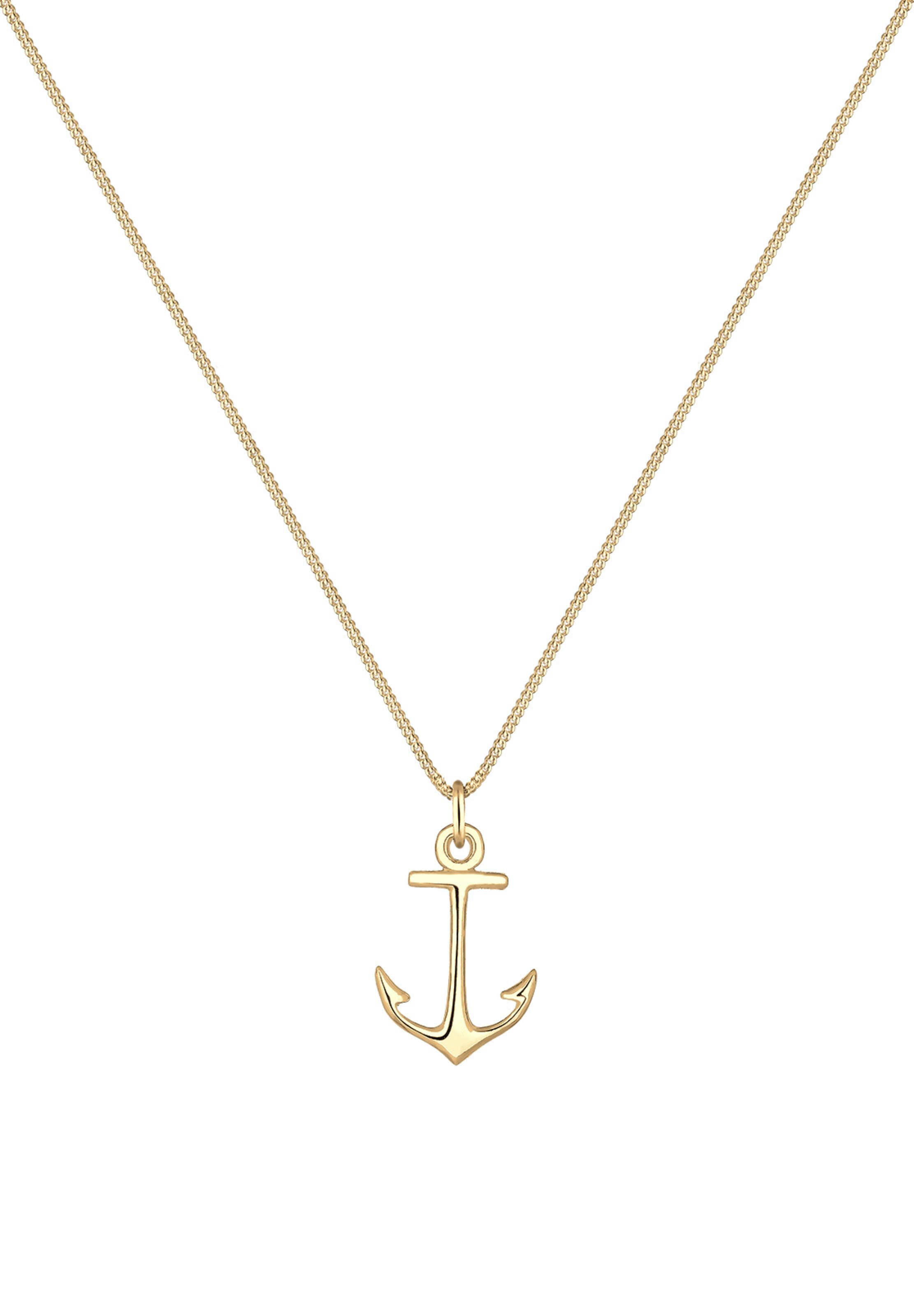ELLI Ketting 'Anker' in Goud