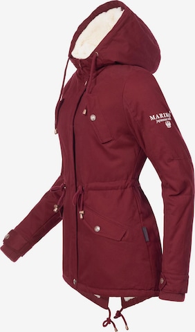 MARIKOO Winter Jacket 'Manolya' in Red