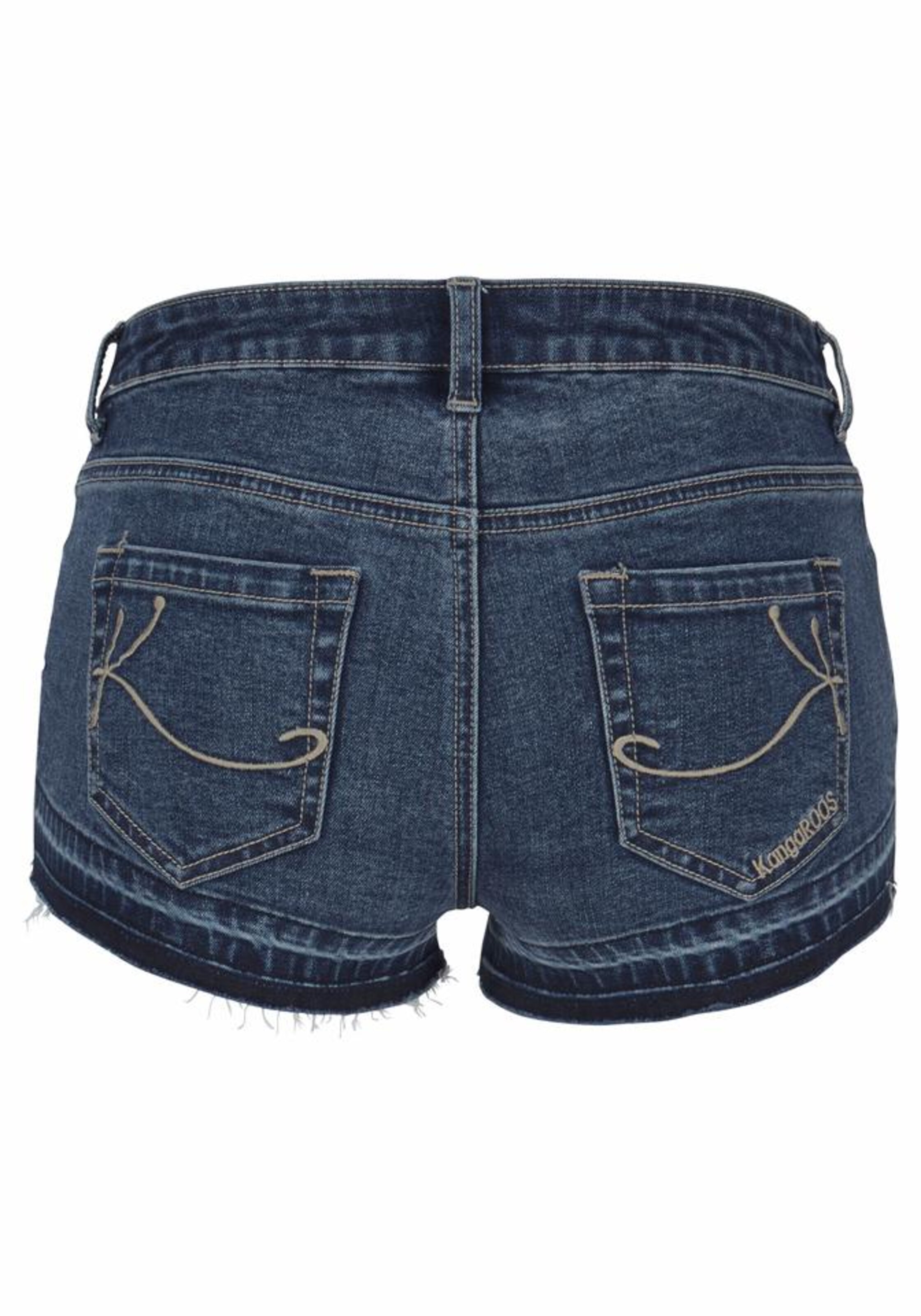 KangaROOS Skinny Shorts in Blau