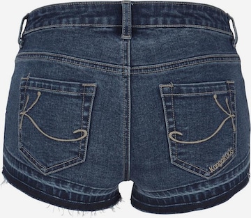 KangaROOS Skinny Shorts in Blau