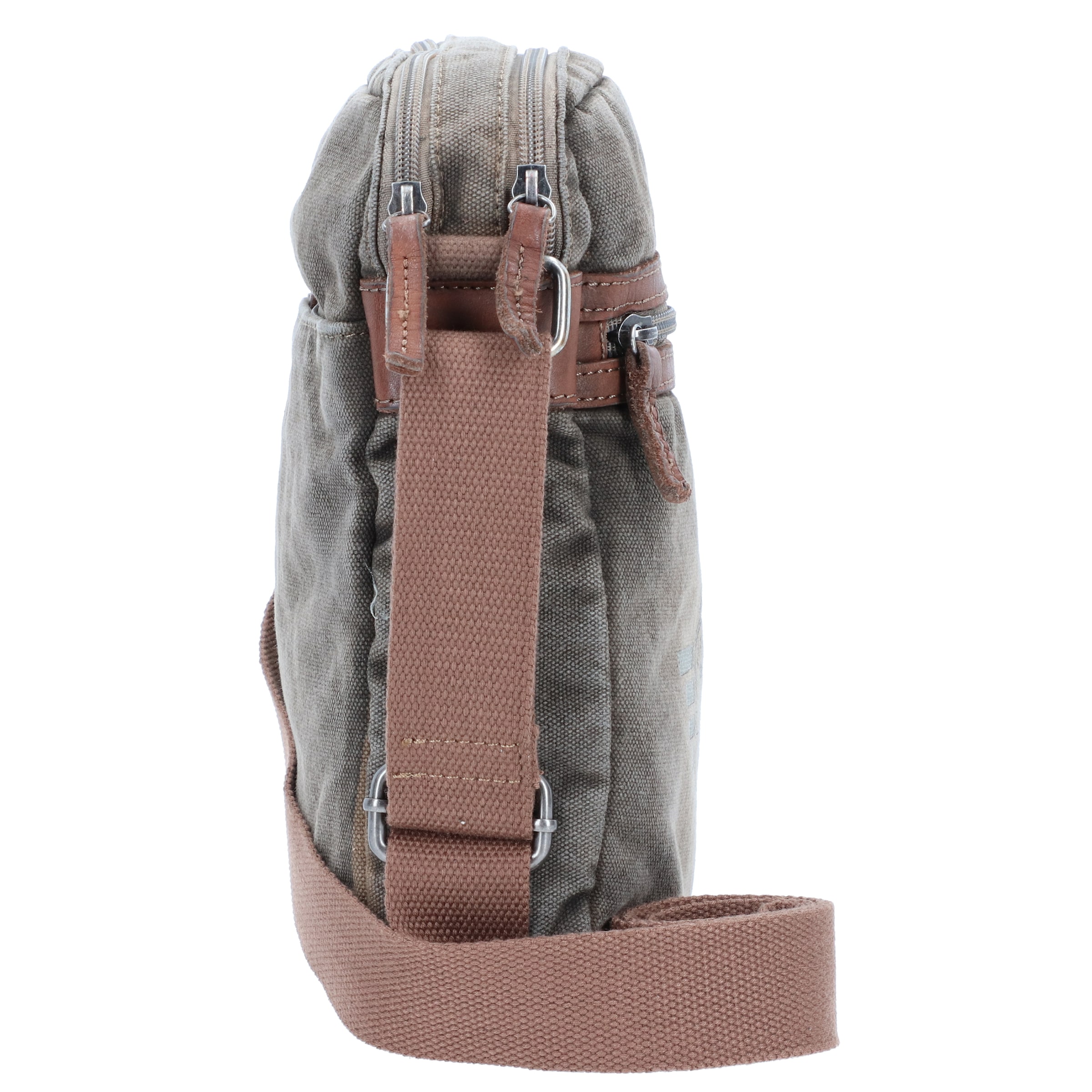 GREENBURRY Umhängetasche 'Aviator' in Grün