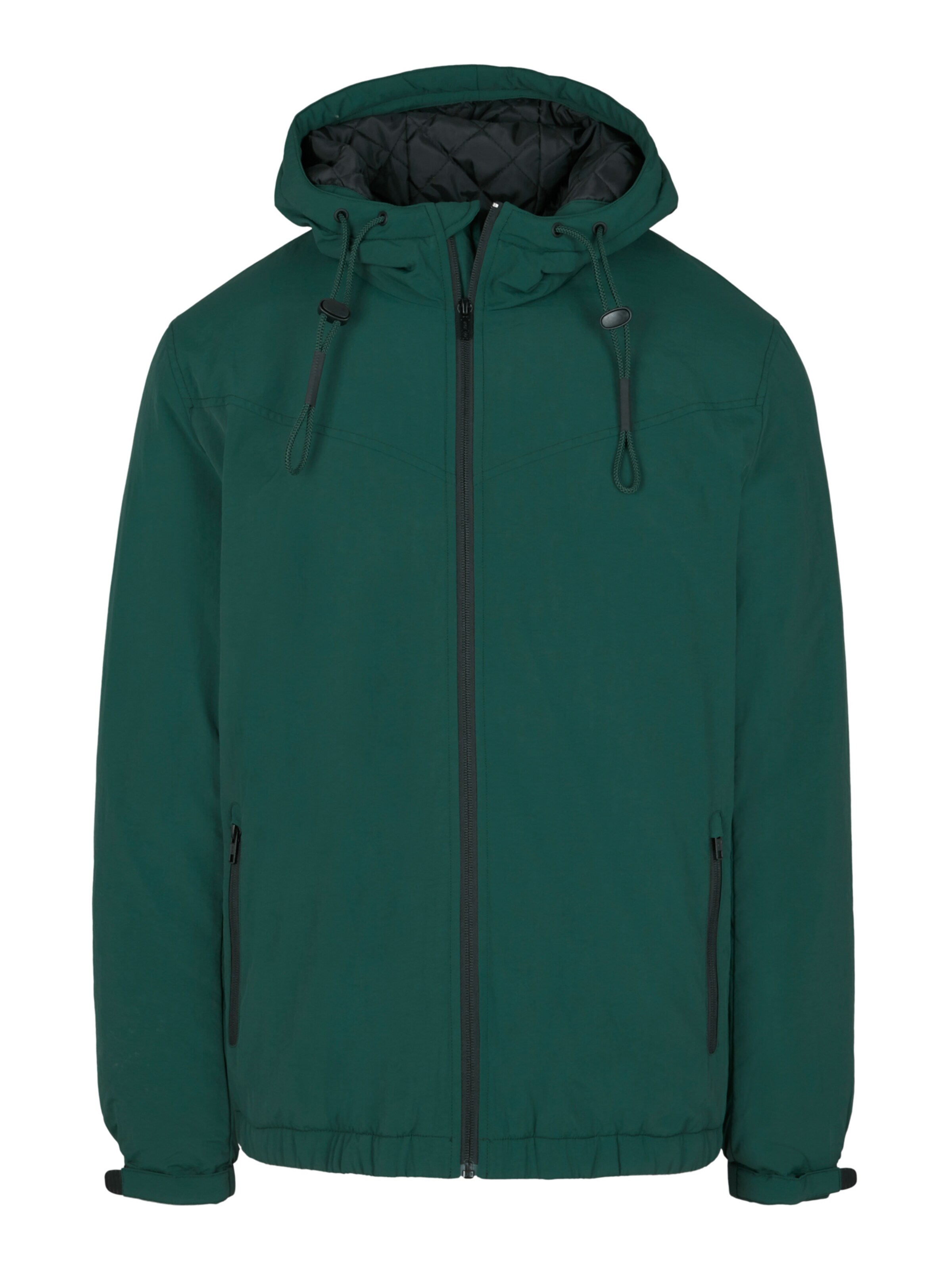 Urban Classics Übergangsjacke in Grün: Vorderseite
