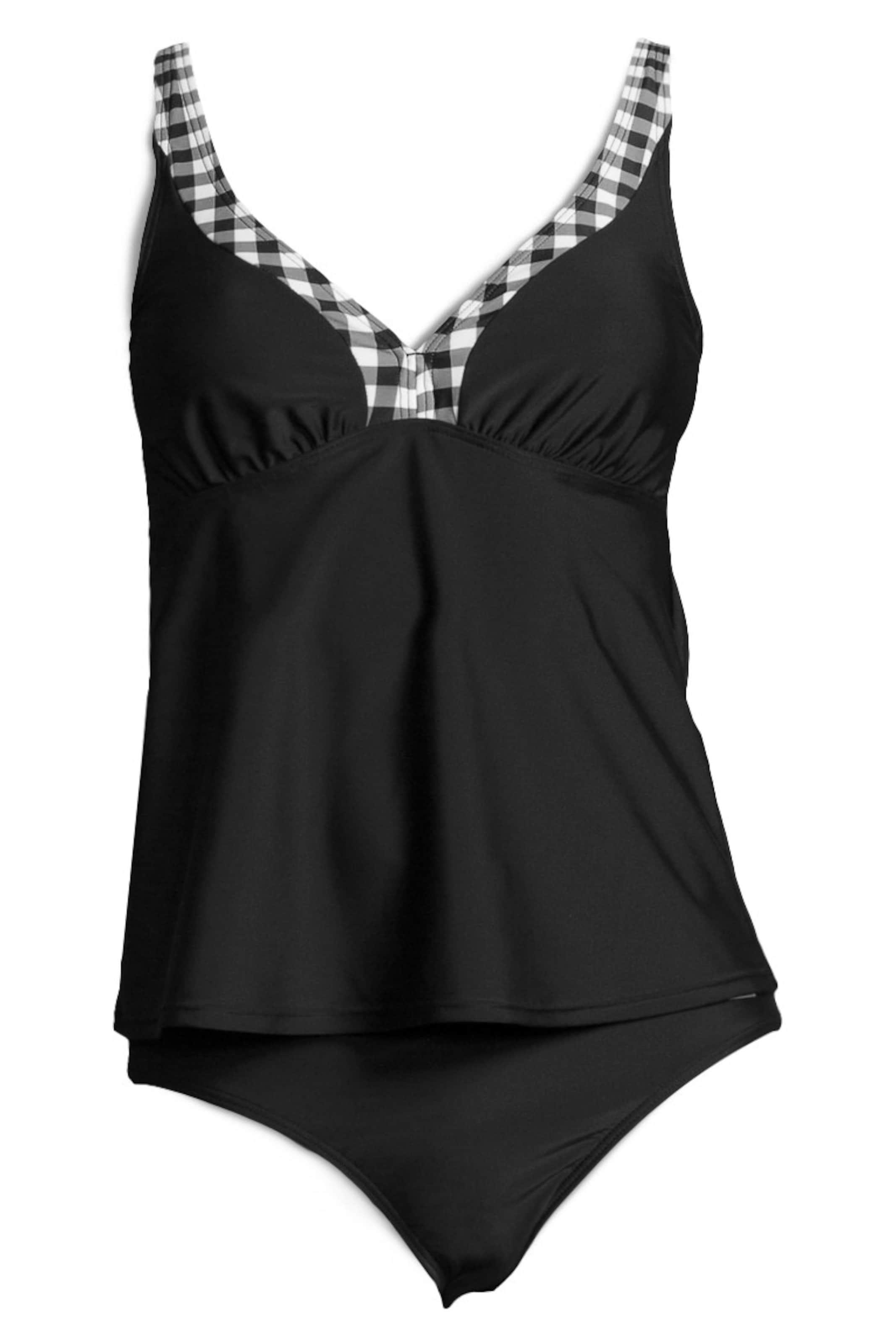 LASCANA T-shirt Tankini i sort: forside