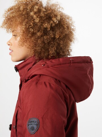 Parka d’hiver 'IRIS' ONLY en rouge