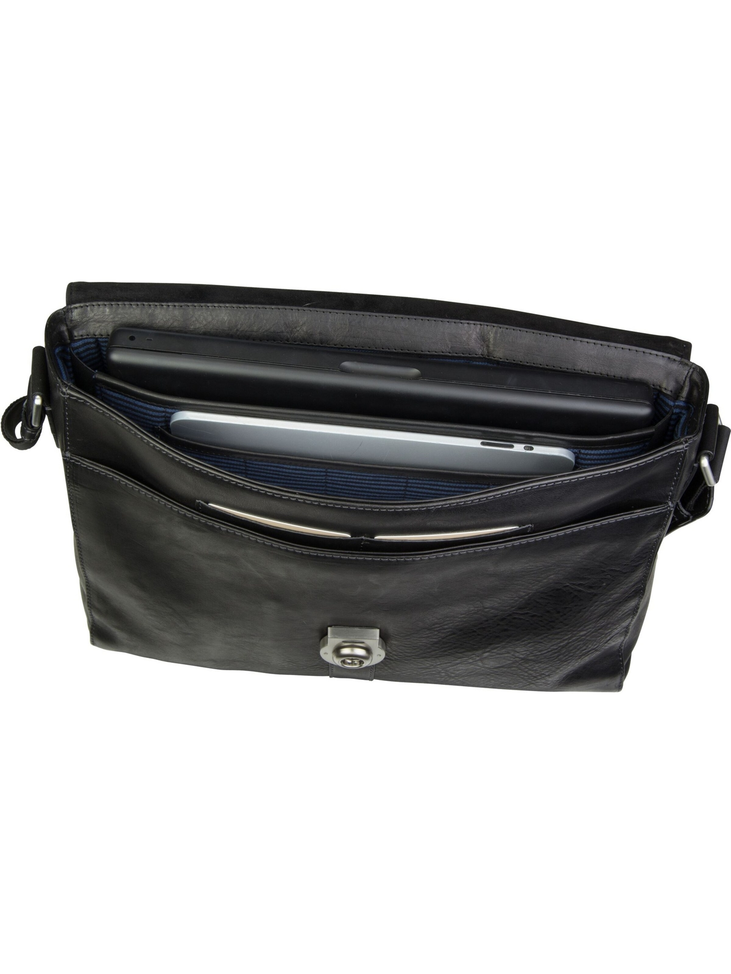 LEONHARD HEYDEN Schoudertas ' Bergamo ' in Zwart