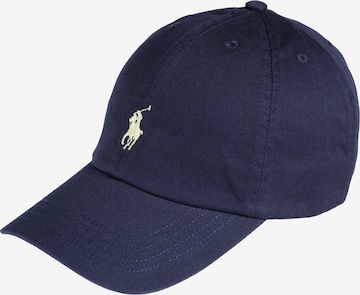 Polo Ralph Lauren Müts, värv sinine: eest vaates