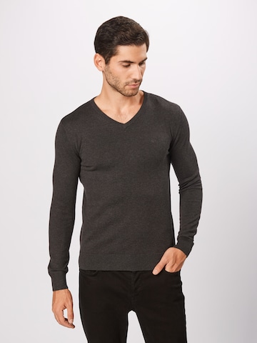 TOM TAILOR Regularny krój Sweter w kolorze czarny