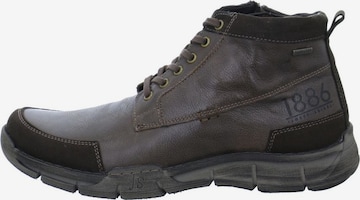 JOSEF SEIBEL Lace-Up Boots in Brown