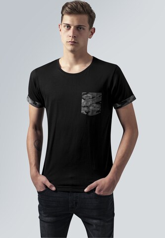 T-Shirt Urban Classics en noir : devant