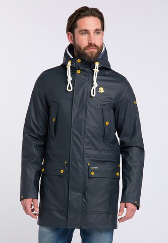 Schmuddelwedda Tussenparka in Blauw: voorkant