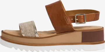 TAMARIS Strap Sandals in Brown